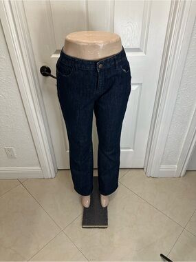 Women’s Dark Blue Straight Leg Jeans